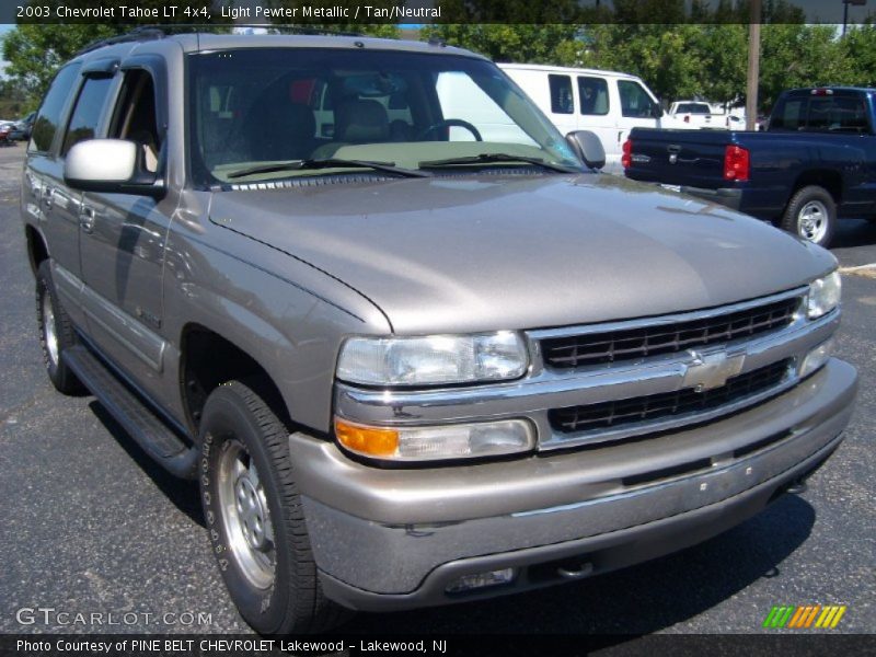 Light Pewter Metallic / Tan/Neutral 2003 Chevrolet Tahoe LT 4x4