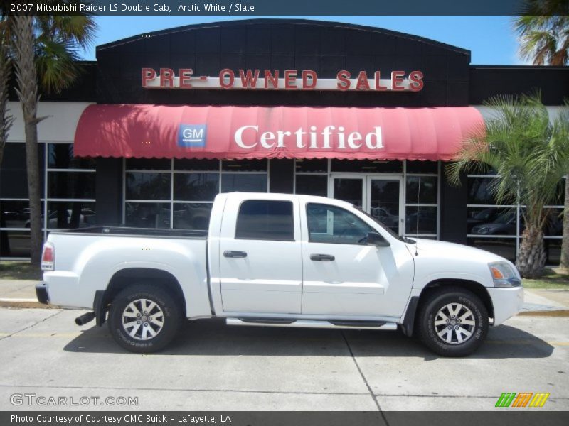 Arctic White / Slate 2007 Mitsubishi Raider LS Double Cab