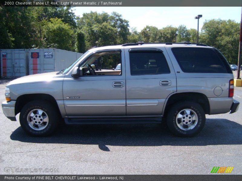Light Pewter Metallic / Tan/Neutral 2003 Chevrolet Tahoe LT 4x4