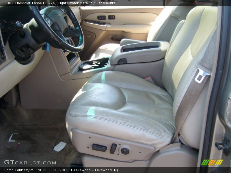 Light Pewter Metallic / Tan/Neutral 2003 Chevrolet Tahoe LT 4x4