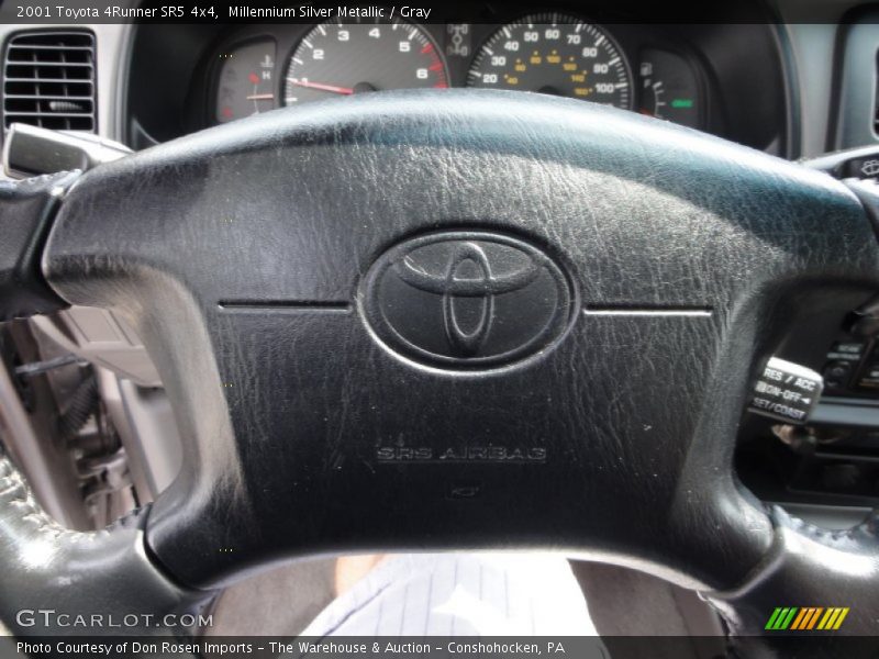 Millennium Silver Metallic / Gray 2001 Toyota 4Runner SR5 4x4