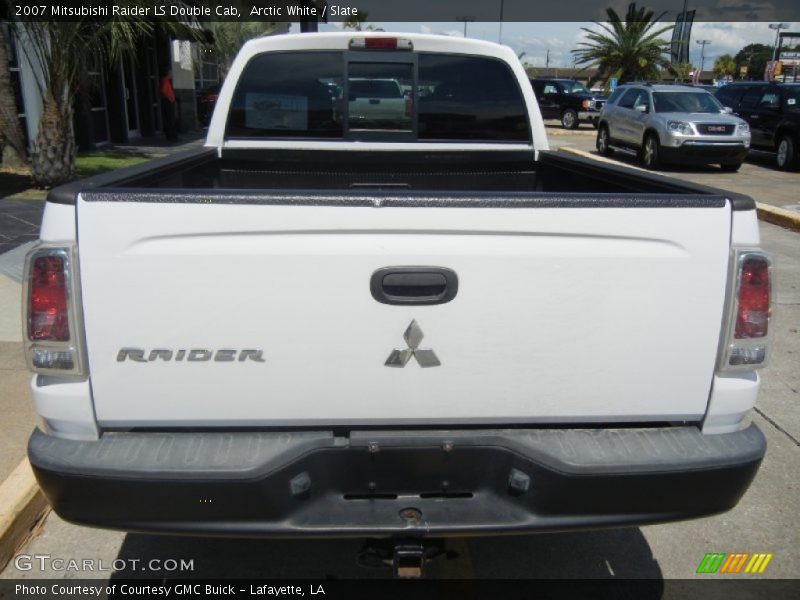 Arctic White / Slate 2007 Mitsubishi Raider LS Double Cab