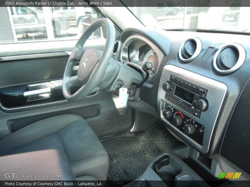 Arctic White / Slate 2007 Mitsubishi Raider LS Double Cab