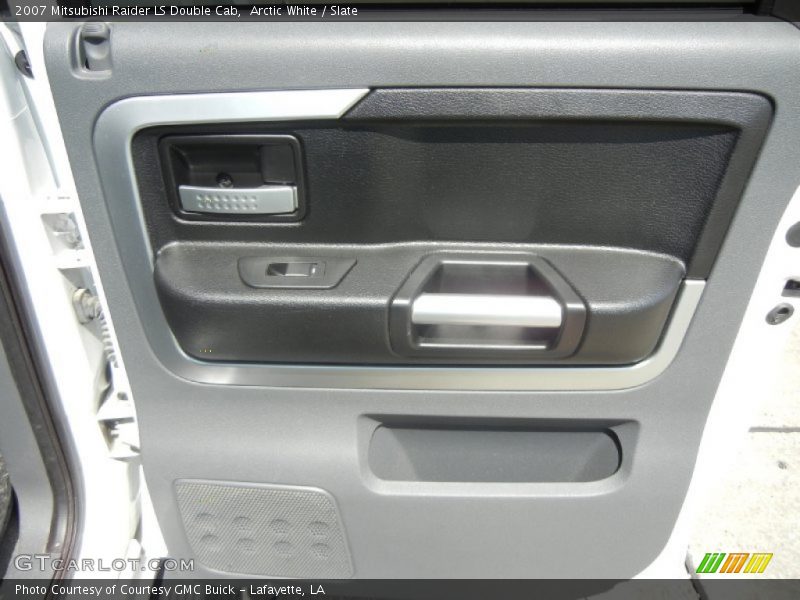 Arctic White / Slate 2007 Mitsubishi Raider LS Double Cab