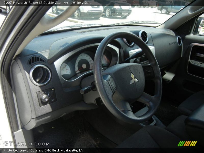 Arctic White / Slate 2007 Mitsubishi Raider LS Double Cab