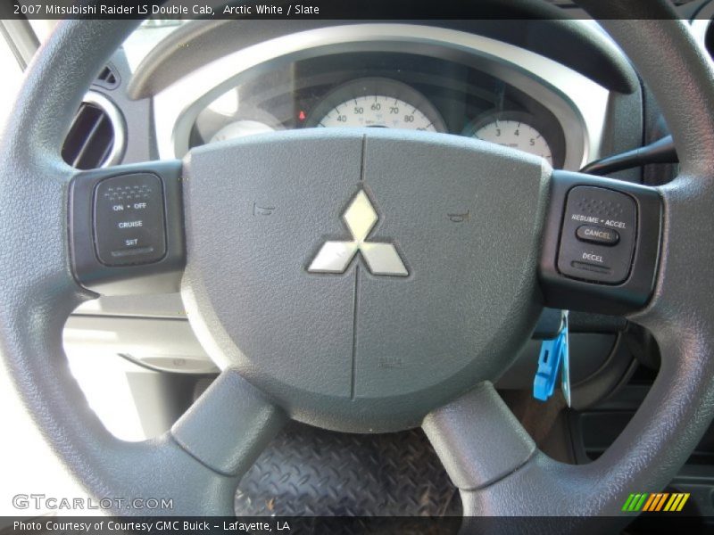 Arctic White / Slate 2007 Mitsubishi Raider LS Double Cab