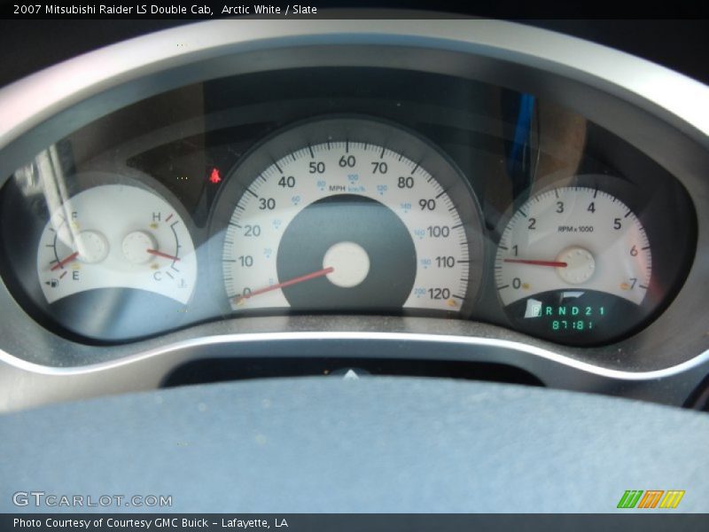 Arctic White / Slate 2007 Mitsubishi Raider LS Double Cab