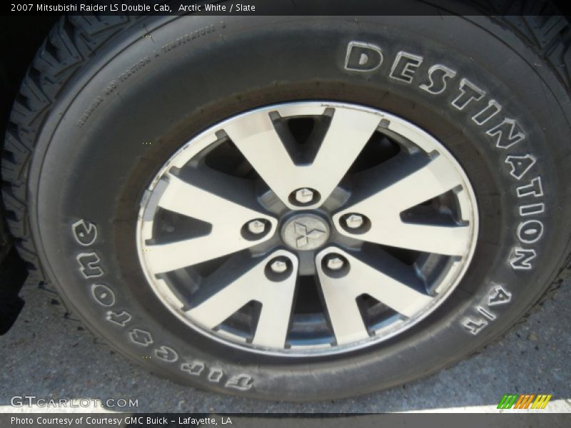 Arctic White / Slate 2007 Mitsubishi Raider LS Double Cab