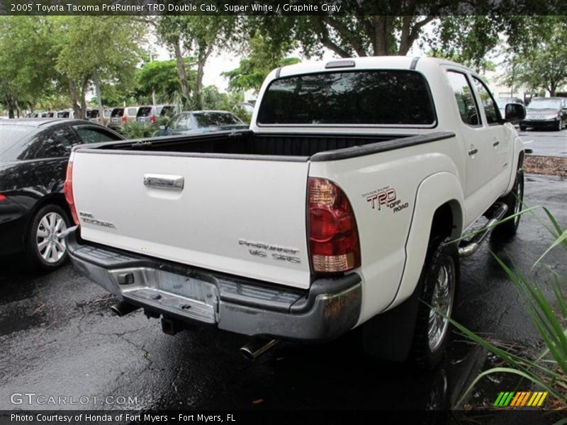 Super White / Graphite Gray 2005 Toyota Tacoma PreRunner TRD Double Cab