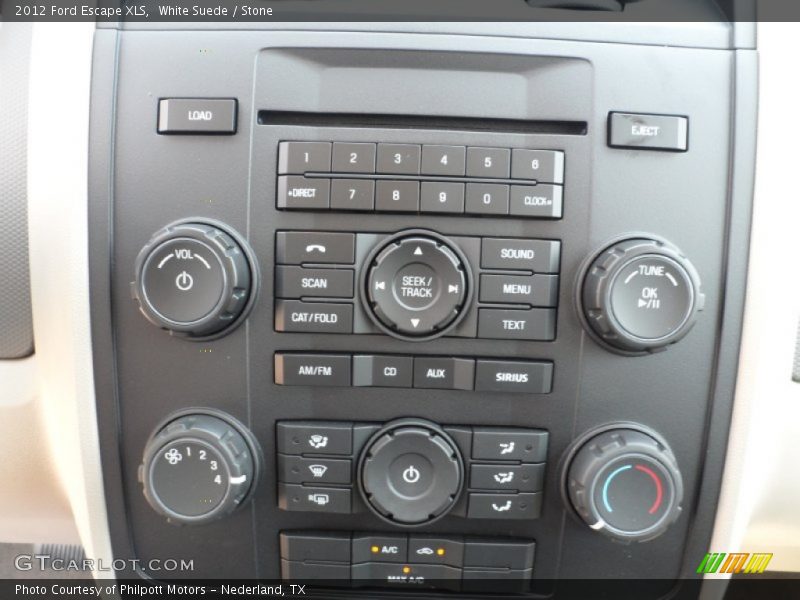 Controls of 2012 Escape XLS