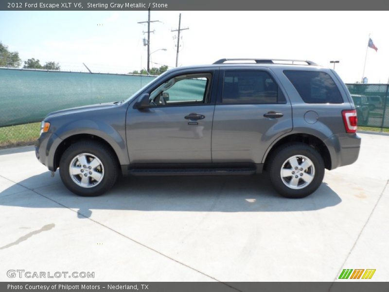Sterling Gray Metallic / Stone 2012 Ford Escape XLT V6