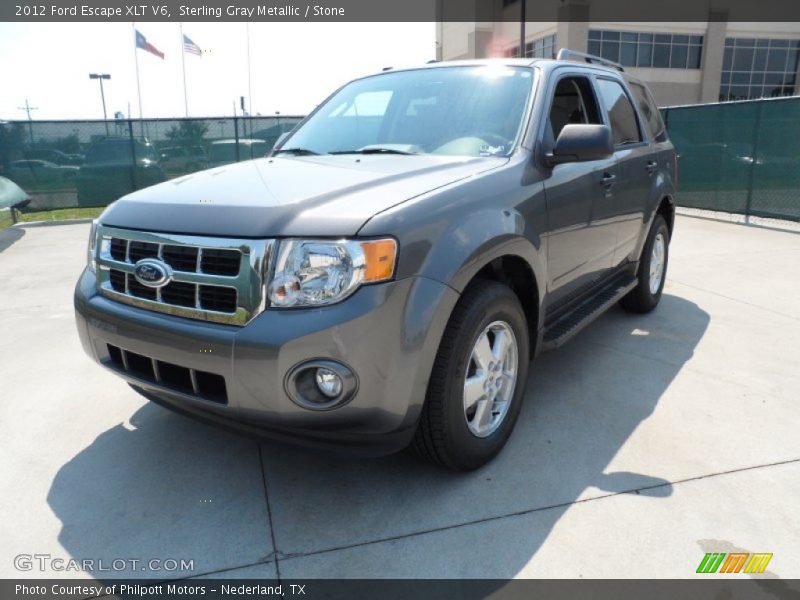 Sterling Gray Metallic / Stone 2012 Ford Escape XLT V6