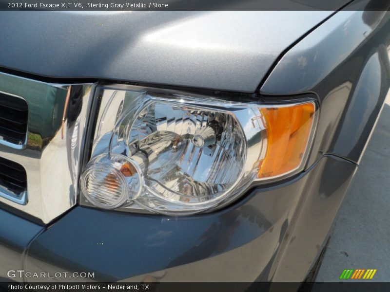 Sterling Gray Metallic / Stone 2012 Ford Escape XLT V6