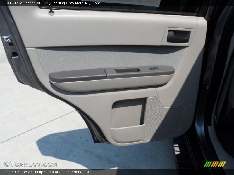 Sterling Gray Metallic / Stone 2012 Ford Escape XLT V6