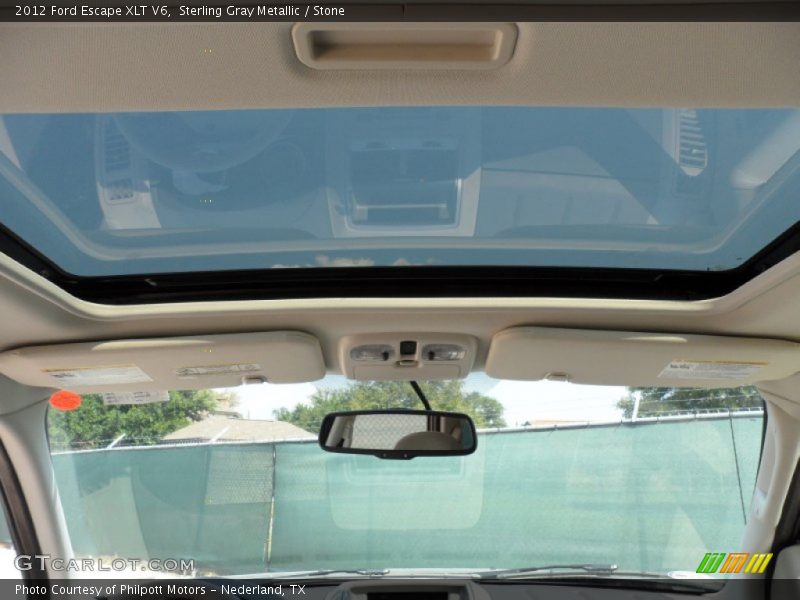 Sterling Gray Metallic / Stone 2012 Ford Escape XLT V6