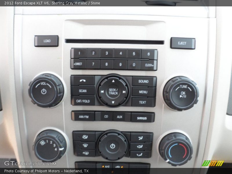 Controls of 2012 Escape XLT V6