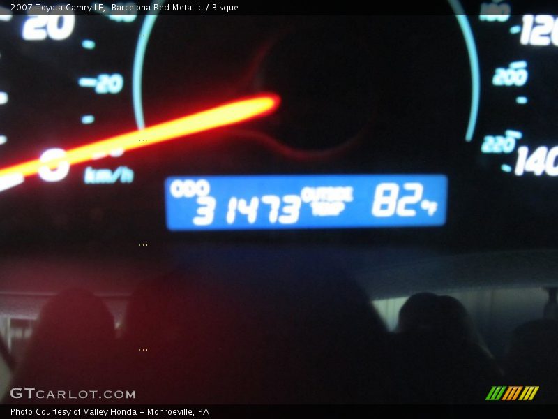 Barcelona Red Metallic / Bisque 2007 Toyota Camry LE