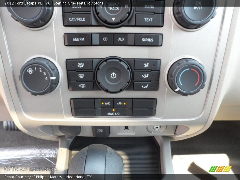 Controls of 2012 Escape XLT V6