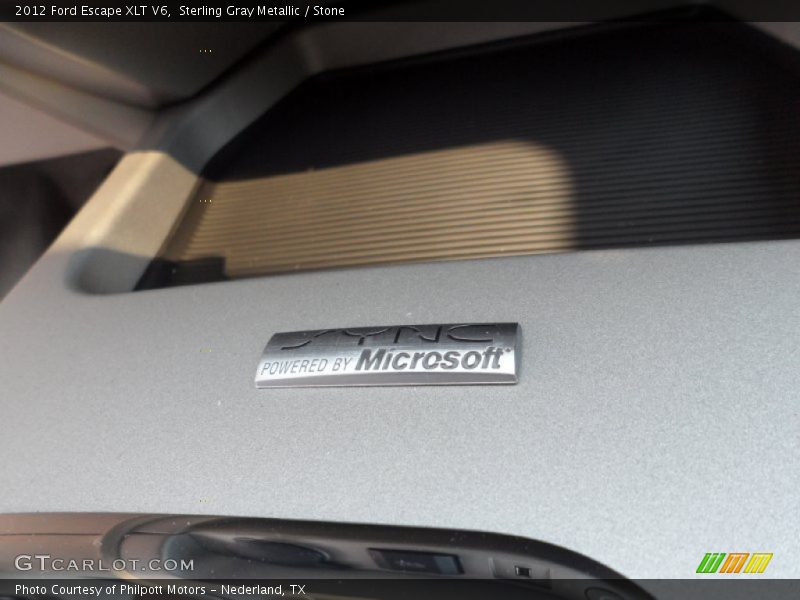Sterling Gray Metallic / Stone 2012 Ford Escape XLT V6