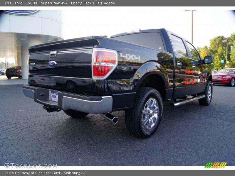 Ebony Black / Pale Adobe 2011 Ford F150 XLT SuperCrew 4x4