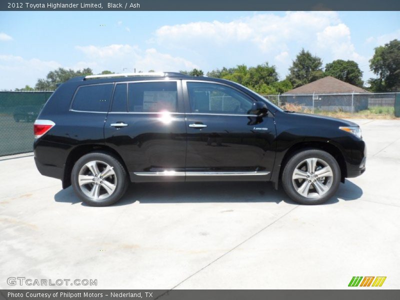 Black / Ash 2012 Toyota Highlander Limited