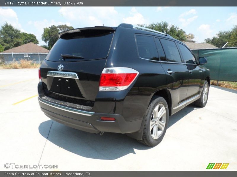 Black / Ash 2012 Toyota Highlander Limited
