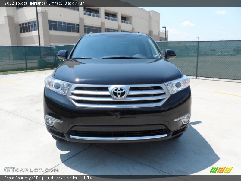 Black / Ash 2012 Toyota Highlander Limited