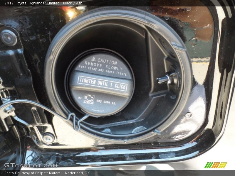Black / Ash 2012 Toyota Highlander Limited