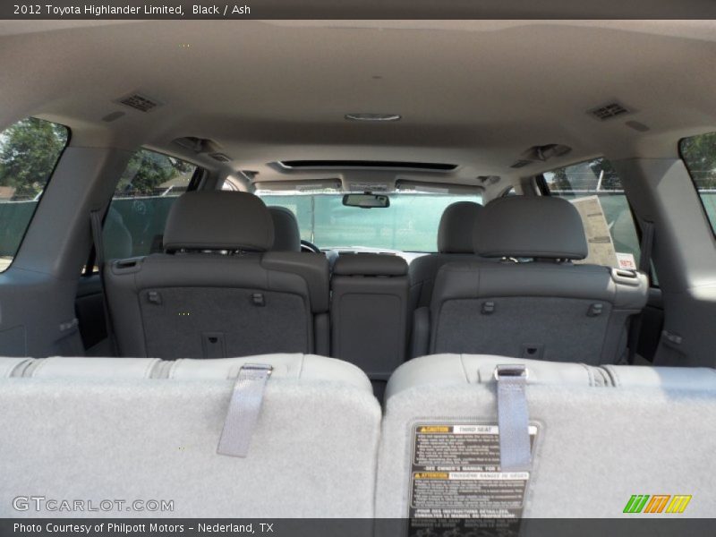 Black / Ash 2012 Toyota Highlander Limited