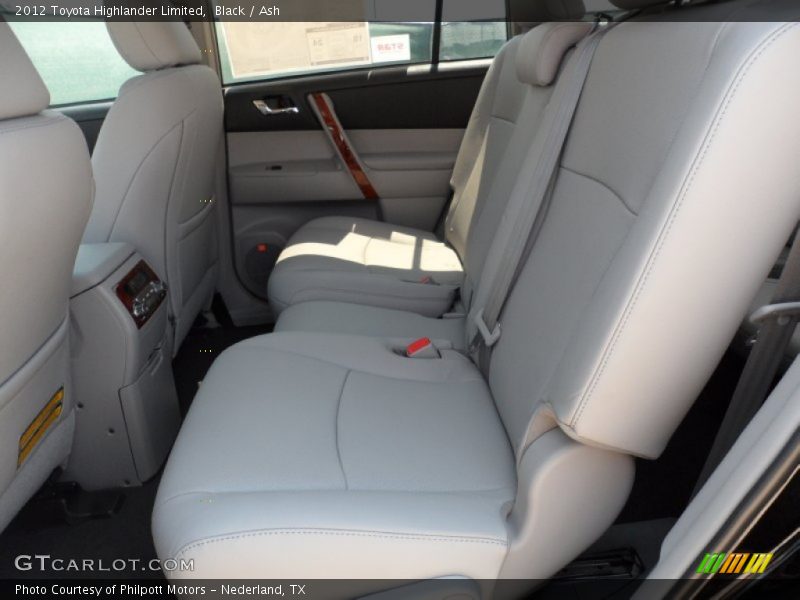 Black / Ash 2012 Toyota Highlander Limited