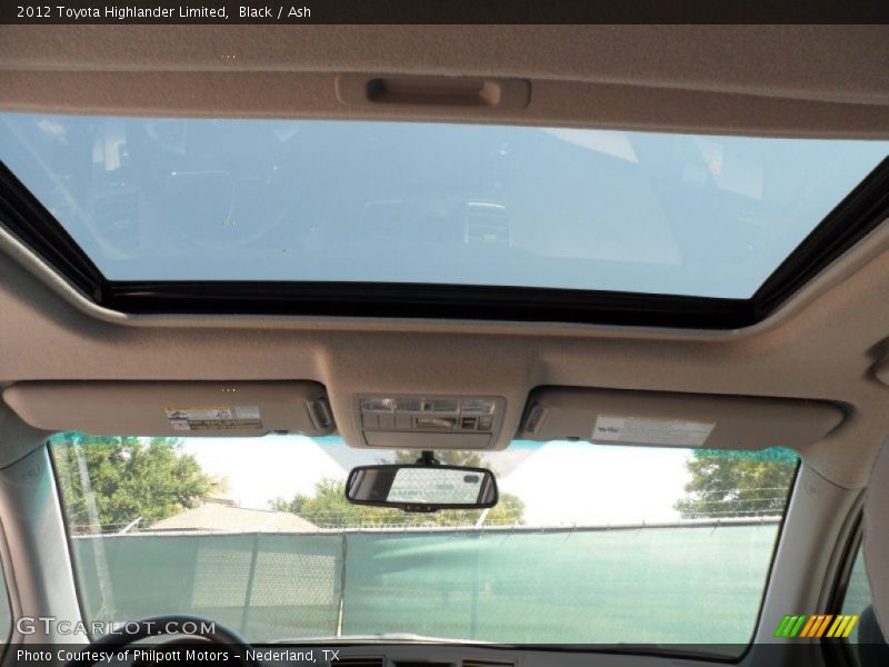 Black / Ash 2012 Toyota Highlander Limited
