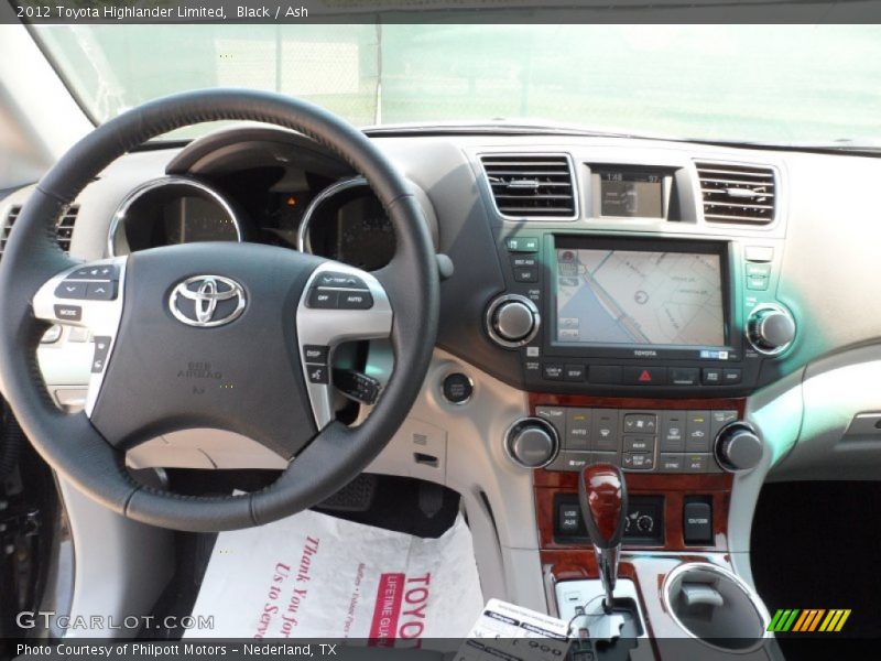 Black / Ash 2012 Toyota Highlander Limited
