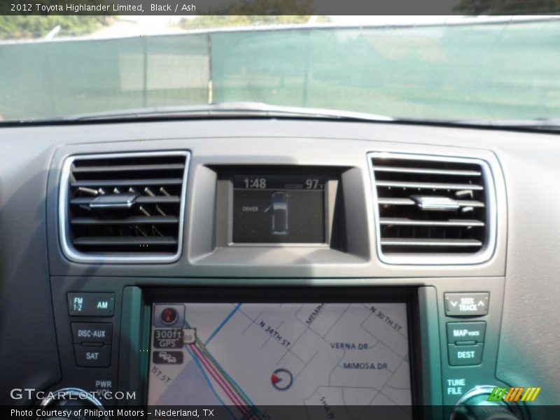 Black / Ash 2012 Toyota Highlander Limited