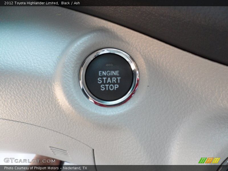 Black / Ash 2012 Toyota Highlander Limited