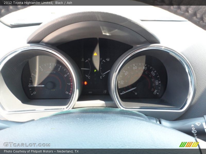 Black / Ash 2012 Toyota Highlander Limited