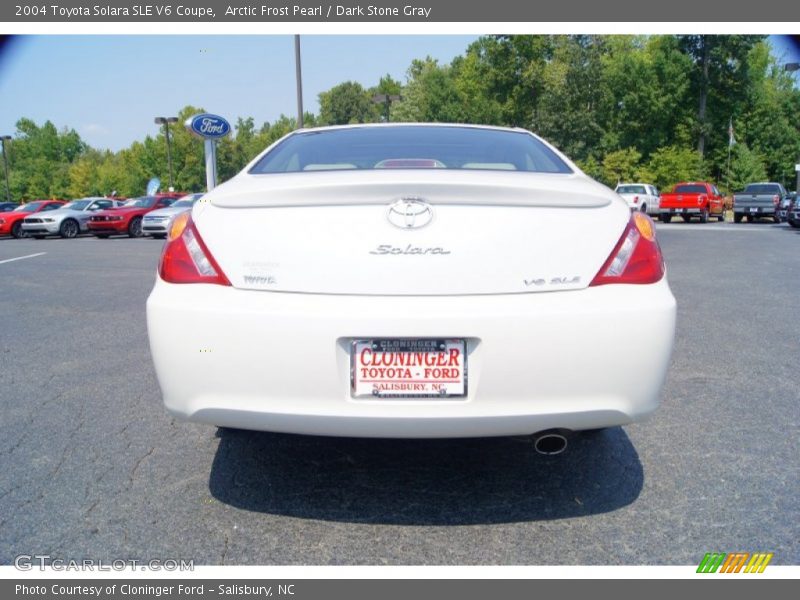 Arctic Frost Pearl / Dark Stone Gray 2004 Toyota Solara SLE V6 Coupe