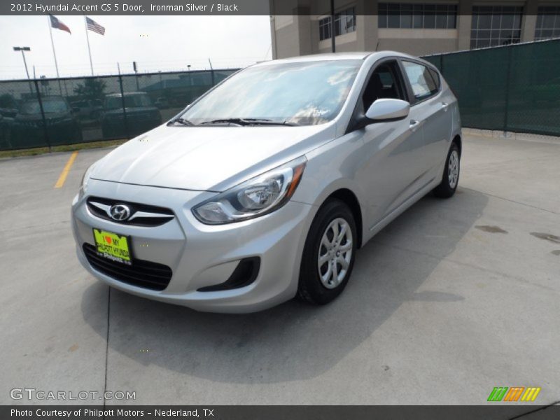 Ironman Silver / Black 2012 Hyundai Accent GS 5 Door