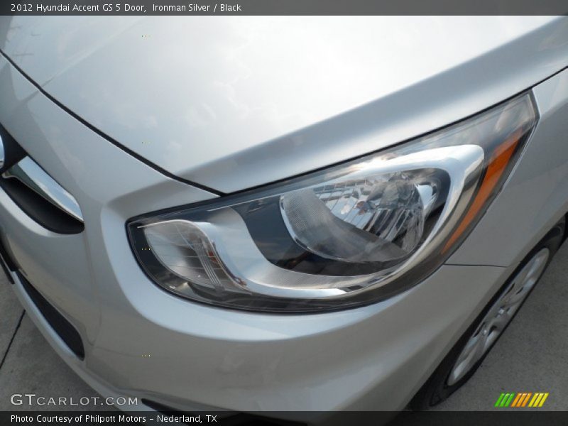 Ironman Silver / Black 2012 Hyundai Accent GS 5 Door