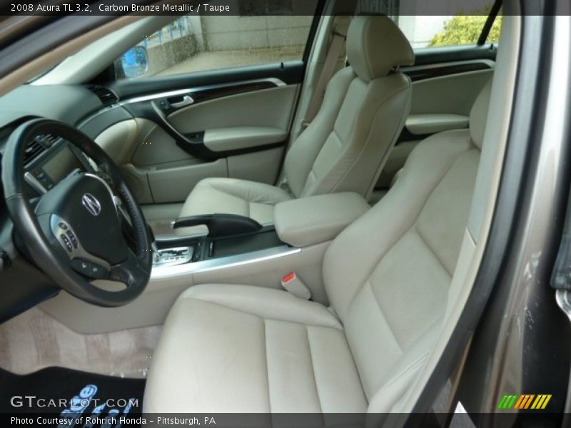 Carbon Bronze Metallic / Taupe 2008 Acura TL 3.2