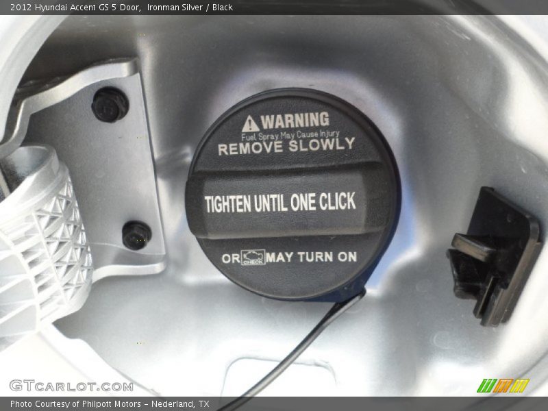 Ironman Silver / Black 2012 Hyundai Accent GS 5 Door