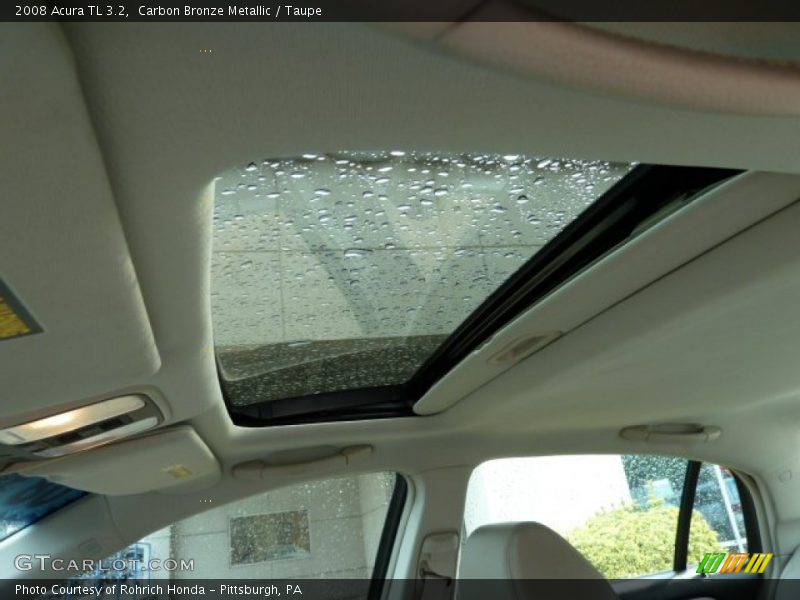 Carbon Bronze Metallic / Taupe 2008 Acura TL 3.2