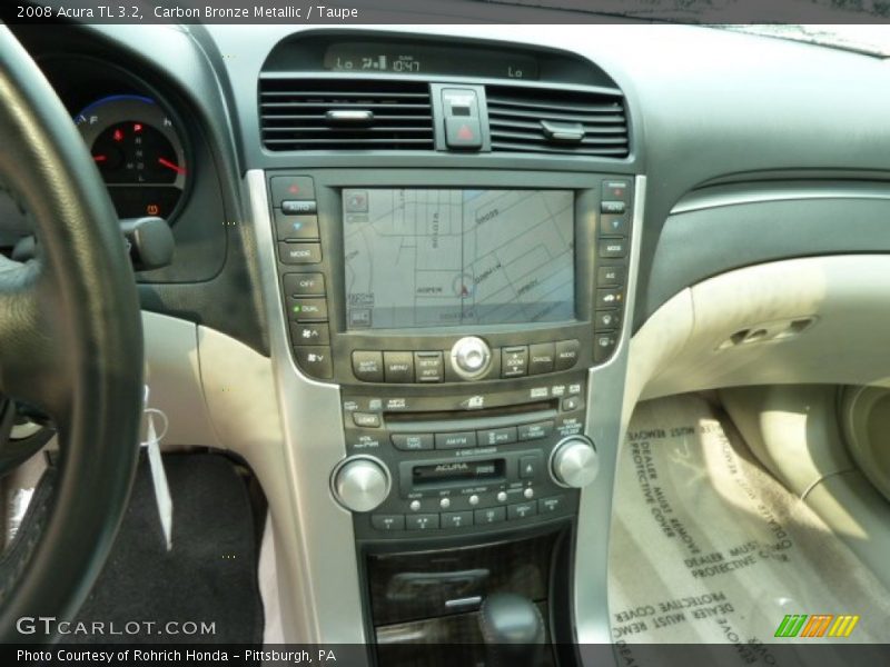 Carbon Bronze Metallic / Taupe 2008 Acura TL 3.2