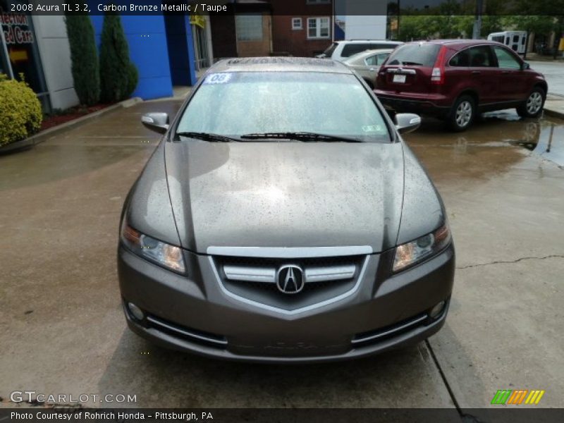 Carbon Bronze Metallic / Taupe 2008 Acura TL 3.2