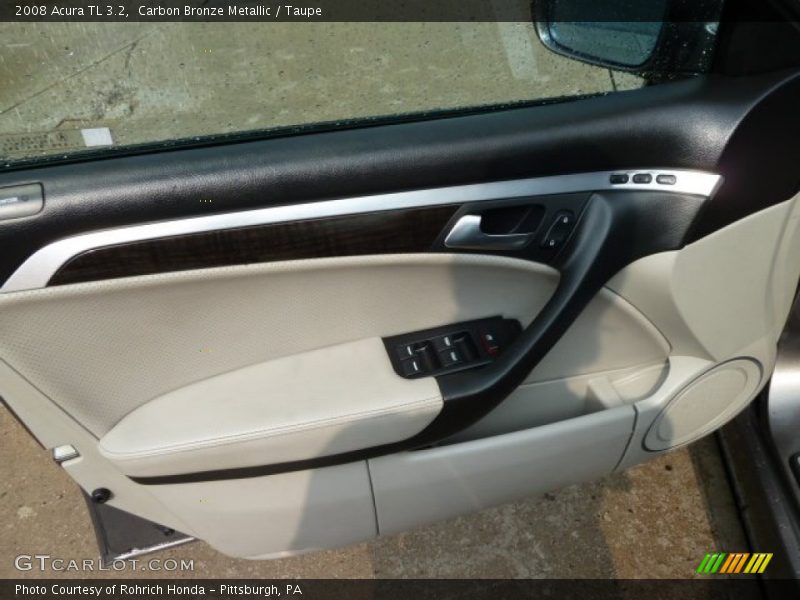 Carbon Bronze Metallic / Taupe 2008 Acura TL 3.2