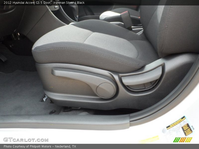 Ironman Silver / Black 2012 Hyundai Accent GS 5 Door