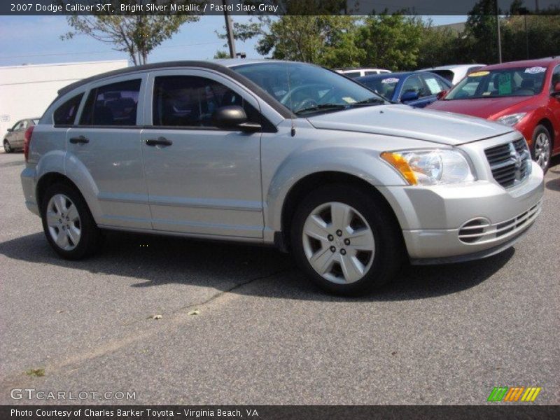 Bright Silver Metallic / Pastel Slate Gray 2007 Dodge Caliber SXT