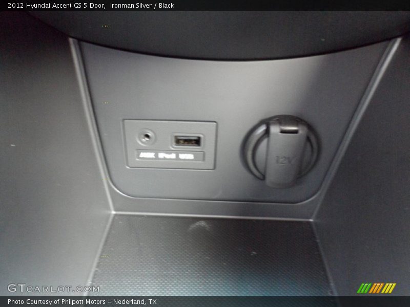 Ironman Silver / Black 2012 Hyundai Accent GS 5 Door