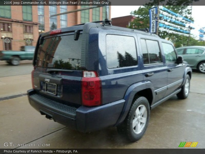 Midnight Blue Pearl / Medium Slate Gray 2006 Jeep Commander 4x4