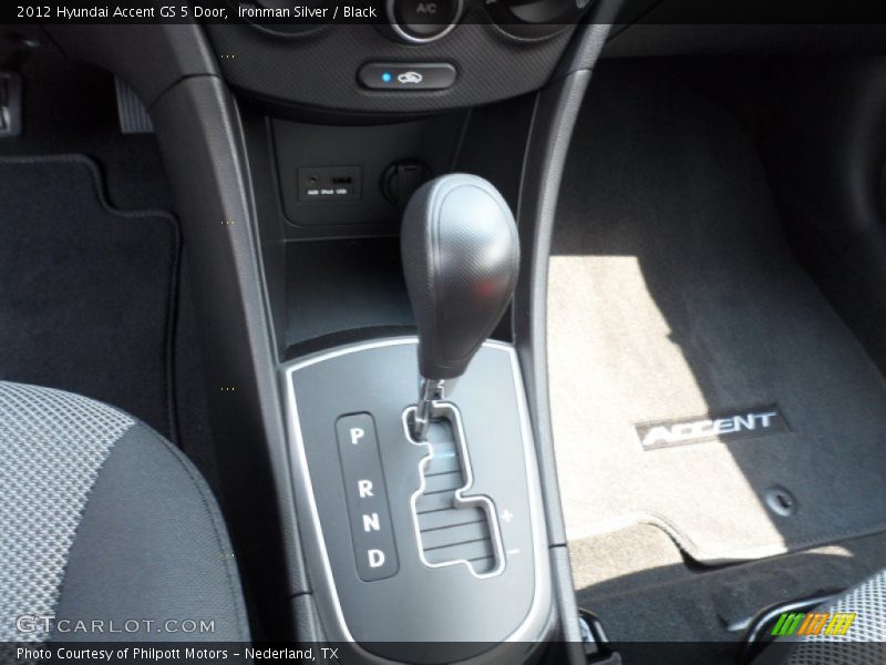  2012 Accent GS 5 Door 6 Speed Shiftronic Automatic Shifter