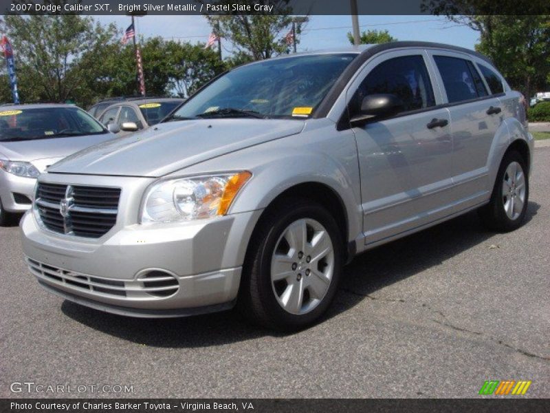 Bright Silver Metallic / Pastel Slate Gray 2007 Dodge Caliber SXT